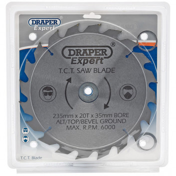 Draper Expert 09483 - Expert TCT Saw Blade 235X35mmx20T