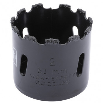 Draper Expert 34943 - Expert 51mm Tungsten Carbide Grit Hole Saw