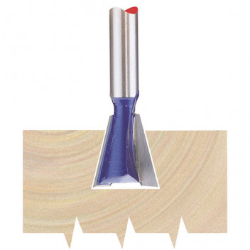 Draper 75346 - 1/4" Dovetail 14mm Dia. TCT Router Bit