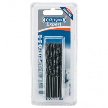 Draper Expert 38807 - Expert 5.5mm HSS Drills Card Of 10