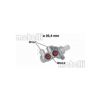 Metelli 05-0571 - Brake Master Cylinder
