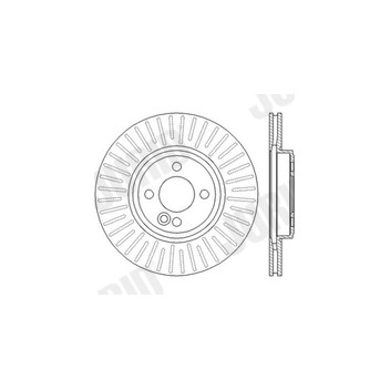 Jurid 562444JC-1 - Brake Disc (Front)