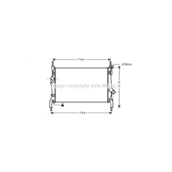 AVA FD2404 - Radiator