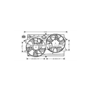 AVA FD7510 - Cooling Fan