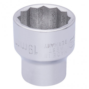 25953 - 19mm 3/8" Square Drive Elora Bi-Hexagon Socket