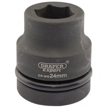Draper Expert 05105 - Expert 24mm 1" Square Drive Hi-Torq&#174; 6 Point Impact Soc