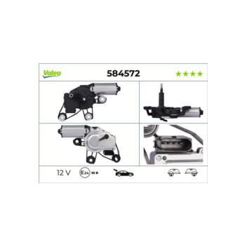 Valeo 584572 - Wiper Motor (Rear)