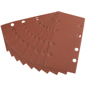 Draper 42620 - Ten 90 x 187mm 120 Grit Aluminium Oxide Sanding Sheets