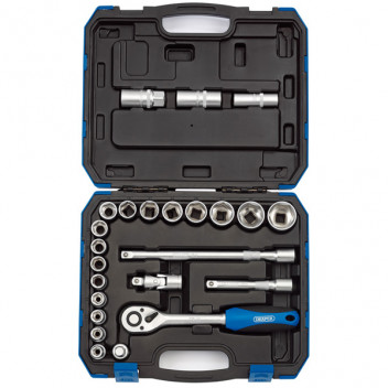 Draper 16362 - 1/2" Sq. Dr. Metric Socket Set (24 Piece)