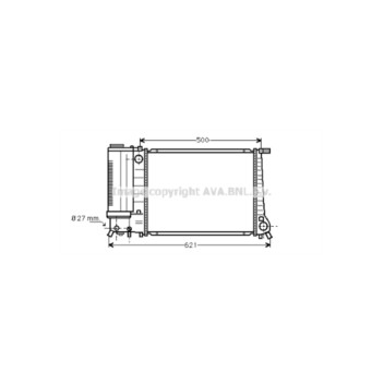 AVA BW2101 - Radiator