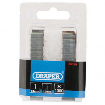 Draper 66089 - 2000 'I' Nails (14mm)