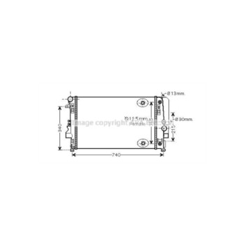 AVA MSA2460 - Radiator