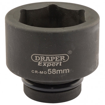 Draper Expert 05128 - Expert 58mm 1" Square Drive Hi-Torq&#174; 6 Point Impact Soc