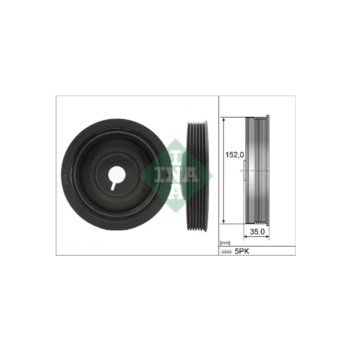 INA 544005410 - Torsion Vibration Damper