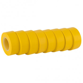 Draper Expert 11913 - Expert 8 x 10M x 19mm Yellow Insulation Tape to BSEN60454/Type2
