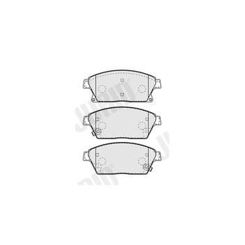 Jurid 573325J - Brake Pad Set (Front)