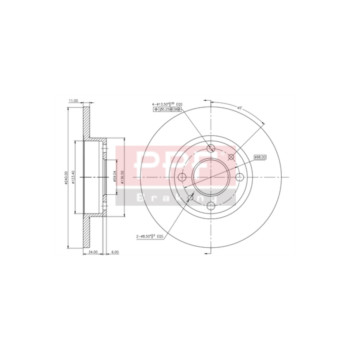 PPF DS6083 - Brake Disc (Front)