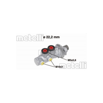 Metelli 05-0692 - Brake Master Cylinder