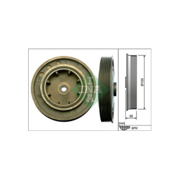 INA 544010110 - Torsion Vibration Damper