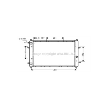 AVA VNA2114 - Radiator