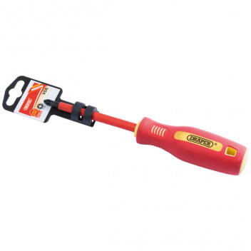 Draper 46534 - No: 2 x 100mm Fully Insulated Soft Grip PZ TYPE Screwdriver. (display packed)