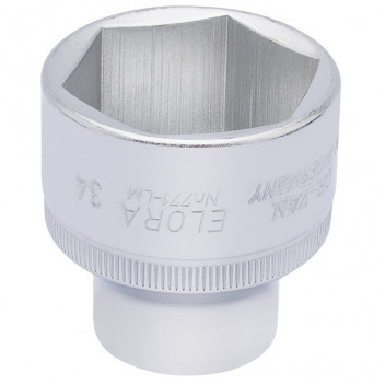 15323 - 34mm 1/2" Square Drive Elora Hexagon Socket