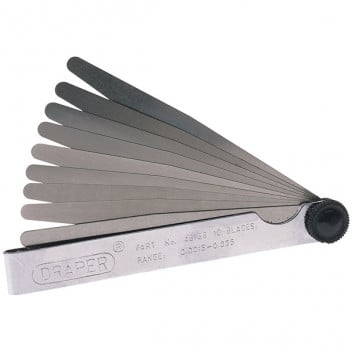 Draper 36174 - 10 Blade Imperial Feeler Gauge Set