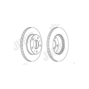 Jurid 563021J - Brake Disc (Front)