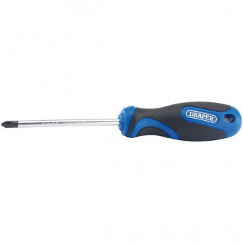 Draper 48932 - No.2 x 100mm Cross Slot Screwdriver with Soft Grip Handles