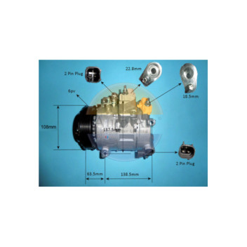 Auto Air 14-0822P - Compressor (A/C)