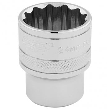 Draper Expert 33372 - 1/2" Square Drive Hi-Torq&#174; 12 Point Socket (24mm)