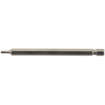 Draper 64371 - 2.5mm 1/4" Hex. Hexagonal Insert Bit 100mm Long x 1