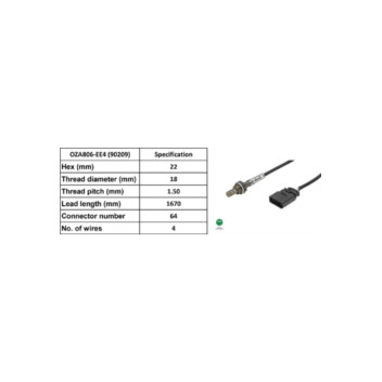 NTK 90209 - Lambda Sensor (Rear, Front)