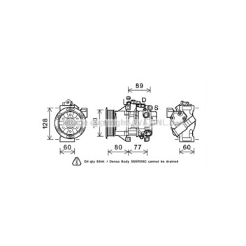  TOK618 - Compressor (A/C)