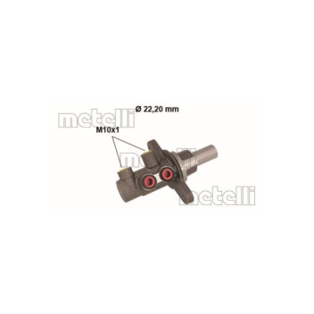 Metelli 05-0838 - Brake Master Cylinder