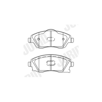 Jurid 573011J - Brake Pad Set (Front)