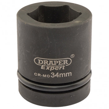 Draper Expert 05114 - Expert 34mm 1" Square Drive Hi-Torq&#174; 6 Point Impact Socket