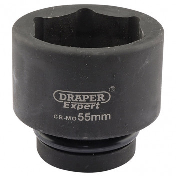Draper Expert 05126 - Expert 55mm 1" Square Drive Hi-Torq® 6 Point Impact Socket