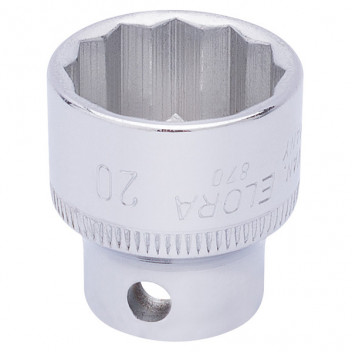 25961 - 20mm 3/8" Square Drive Elora Bi-Hexagon Socket