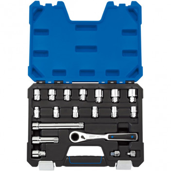 Draper Expert 16482 - 20mm 'Go Through' Socket Set (19 Piece)