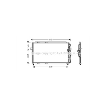 AVA KA5014 - Condenser (A/C)