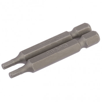 Draper 63990 - 5mm 1/4" Hex. Hexagonal Insert Bit 25mm Long x 2