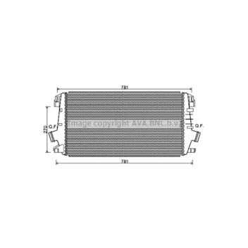 AVA OLA4550 - Intercooler