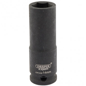 Draper Expert 06887 - Expert 14mm 3/8" Square Drive Hi-Torq&#174; 6 Point Deep Impact Socket