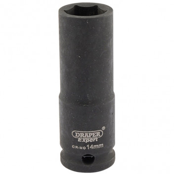 Draper Expert 06887 - Expert 14mm 3/8" Square Drive Hi-Torq&#174; 6 Point Deep Imp
