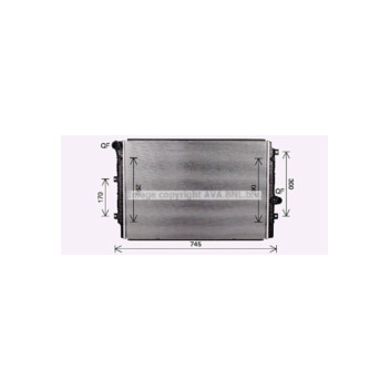 AVA VN2414 - Radiator