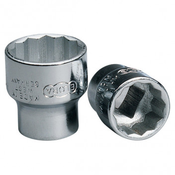 25911 - 15mm 3/8" Square Drive Elora Bi-Hexagon Socket