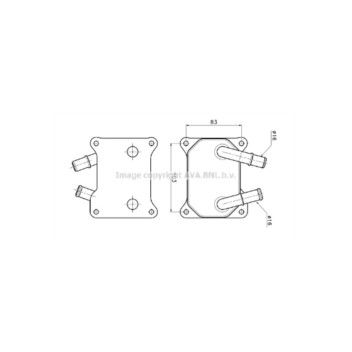 AVA FD3699 - Oil Cooler