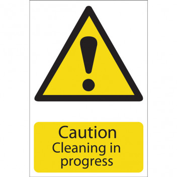 Draper 72440 - 'Caution Cleaning' Hazard Sign