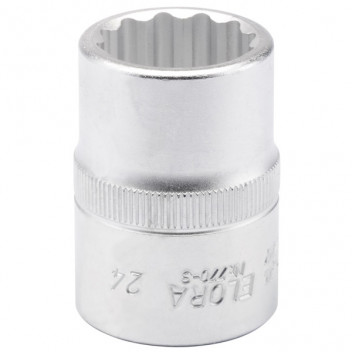 00723 - 24mm 3/4" Square Drive Elora Bi-Hexagon Socket